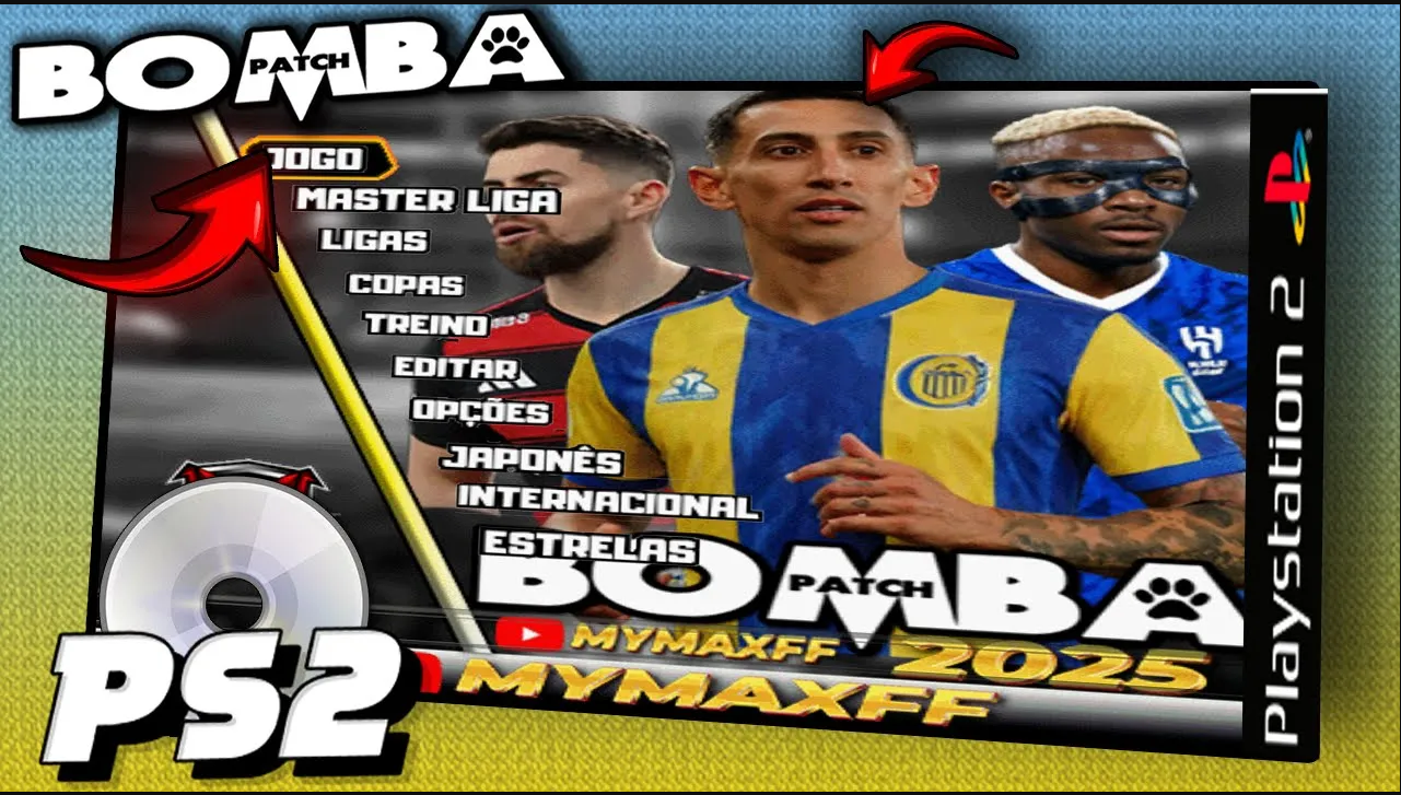 MYMAX Patch 2025 PS2 ISO – Download grátis da versão mais recente | Futebol Brasileiro 100%